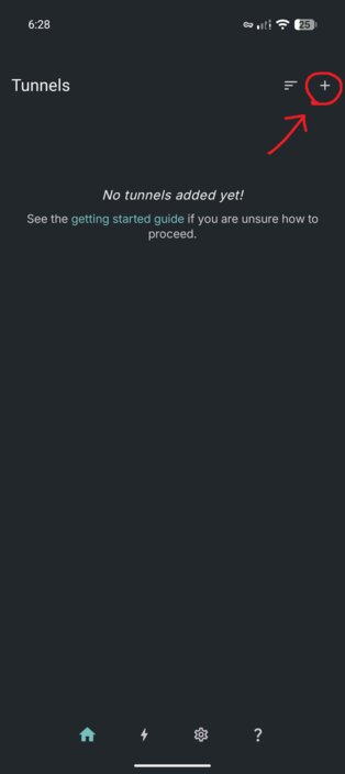 Screenshot of WG-Tunnel. The "Add Tunnel" button is highlighted.